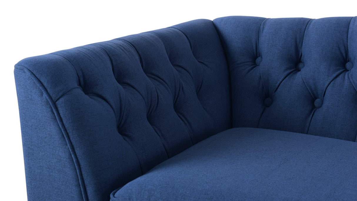 Jennifer Taylor Home Ramsey Camelback Sofa, Dark Sapphire Blue Jennifer Taylor Home