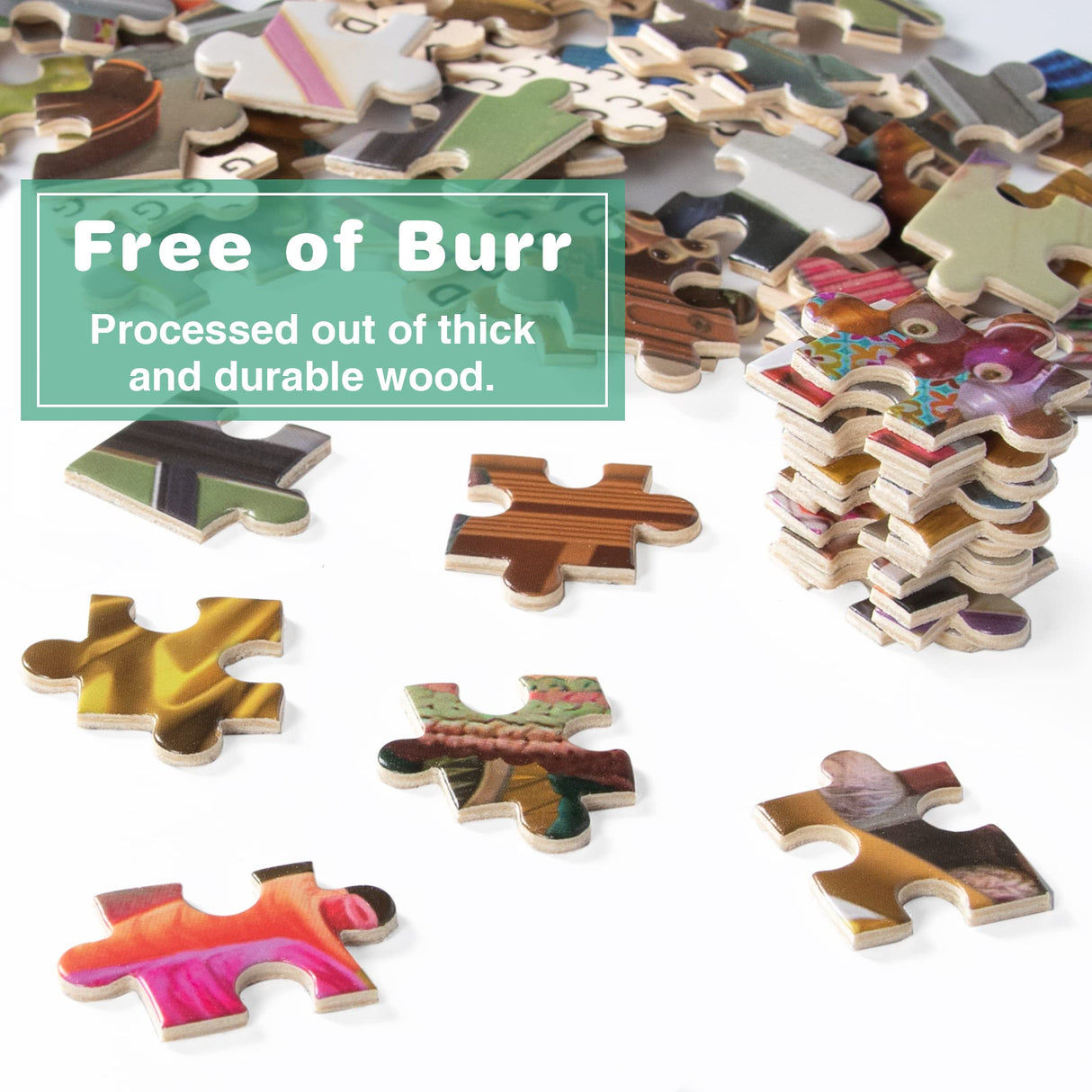 Lavievert Wooden Jigsaw Puzzle 1000 Piece Puzzle for Adults and Kids - Sewing Room LAVIEVERT