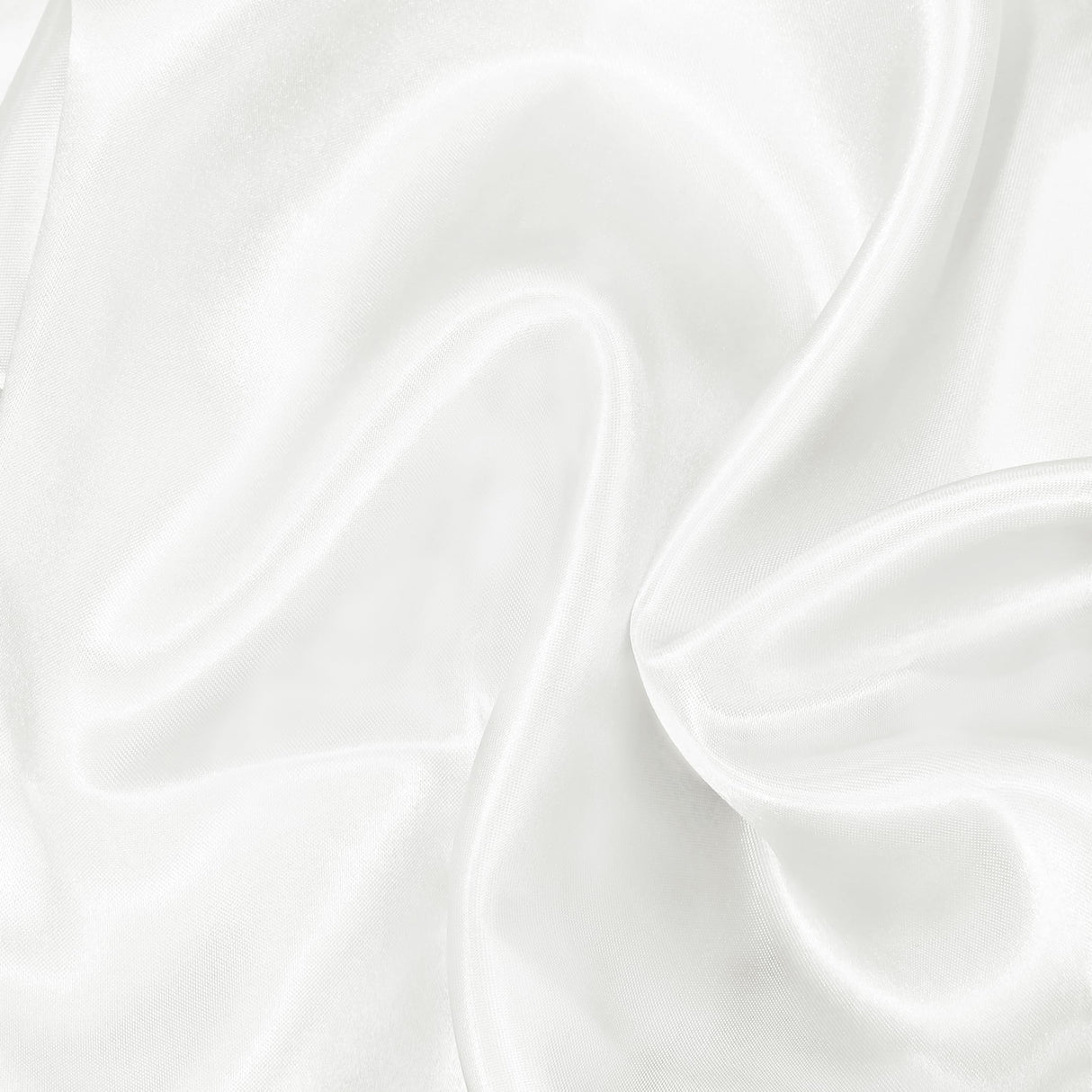 Eychei Set of 5 White Satin Table Runners, 12" x 108" Long Bright & Smooth Table Runner with Scalloped Edges, Satin Table Cloth Table Runner Decor for Wedding, Party, Banquet Eychei