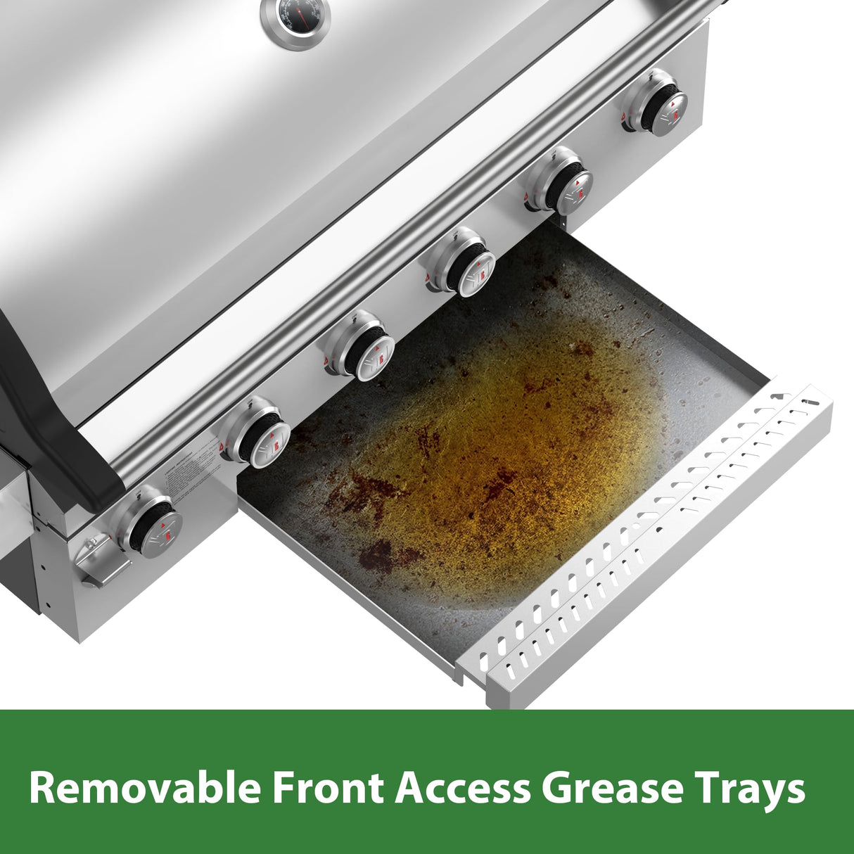 Brand-Man Propane Gas Grill, 40-Inch 6-Burner Built-In Head BBQ Island Outdoor Kitchen, Natural Gas Convertible, Heavy Duty 304 Stainless Steel, 60,000BTUs BRANDMAN GRILLS SINCE 1987