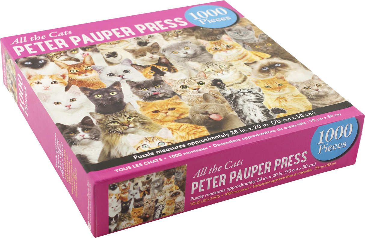 PETER PAUPER PRESS All The Cats 1000 Piece Jigsaw Puzzle PETER PAUPER PRESS