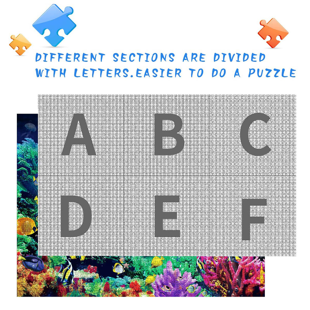 Nattork Jigsaw Puzzles 500 Pieces for Adults, Families (Sea World) Pieces Fit Together Perfectly Nattork