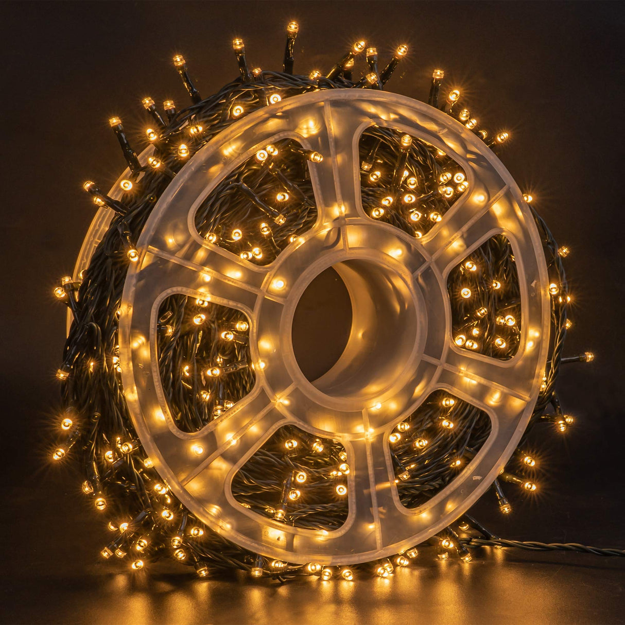 FUNPENY 164FT 500 LED Christmas Indoor Outdoor Decorative String Lights, 8 Modes Waterproof Green Wire LED Fairy Light for Christmas Party Wedding Garden Home Decoration (Warm White) FUNPENY