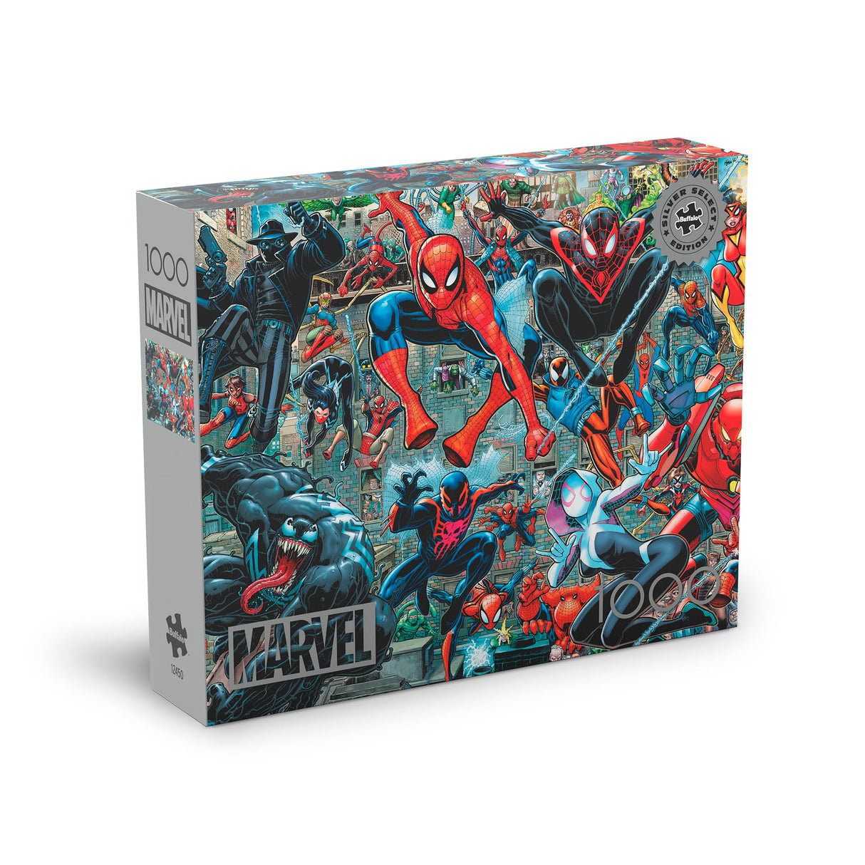 Buffalo Games - Silver Select - Marvel - Spider-Verse - 1000 Piece Jigsaw Puzzle for Adults -Challenging Puzzle Perfect for Game Nights - Finished Size is 26.75 x 19.75 Buffalo Games