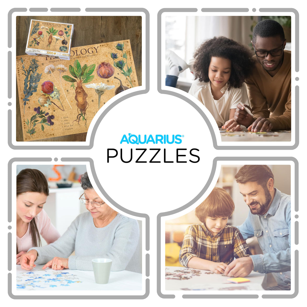 AQUARIUS Harry Potter Herbology 1000pc Puzzle (1000 Piece Jigsaw Puzzle) - Glare Free - Precision Fit - Officially Licensed Harry Potter Merchandise & Collectibles - 20x28 Inches AQUARIUS