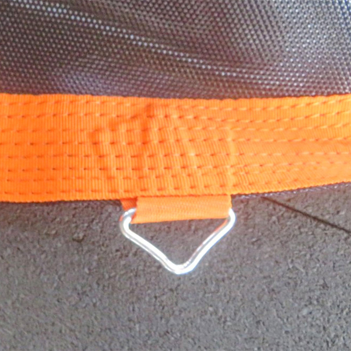 Soozier Trampoline Replacement Mat, Fits 14' Trampoline with 80 V Hooks & 5.5" Springs, Trampoline Mat with 8 Rows of Stitching & Spring Pull Tool Spring & Frame not Included, Orange Soozier
