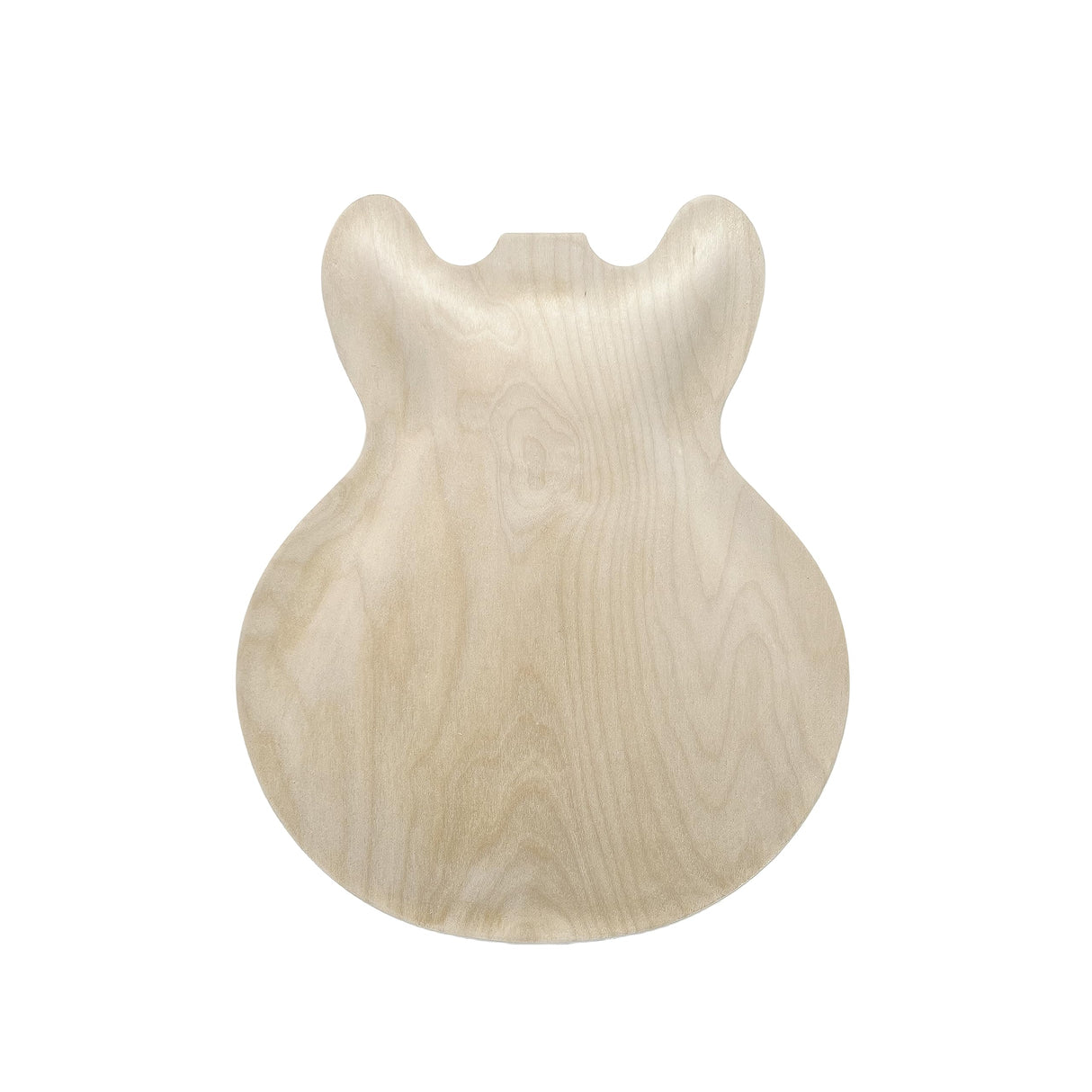 DBL DIY Electric Guitar Kit,Semi-Hollow Body Electric Guitar,with Paulownia Wood Core and Maple Plywood,6 Strings,Build Your Own Guitar DBL