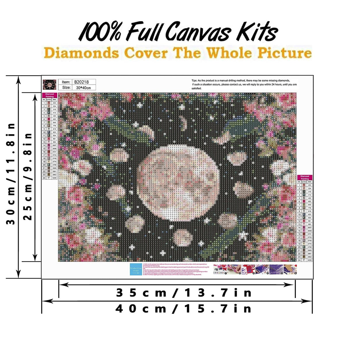 Diamond Painting Kits,5D Diamond Art with Accessories & Tools,Moon Phase Painting with Diamond,Relaxation and Home Wall Decor 12 x 16inch FILASLFT