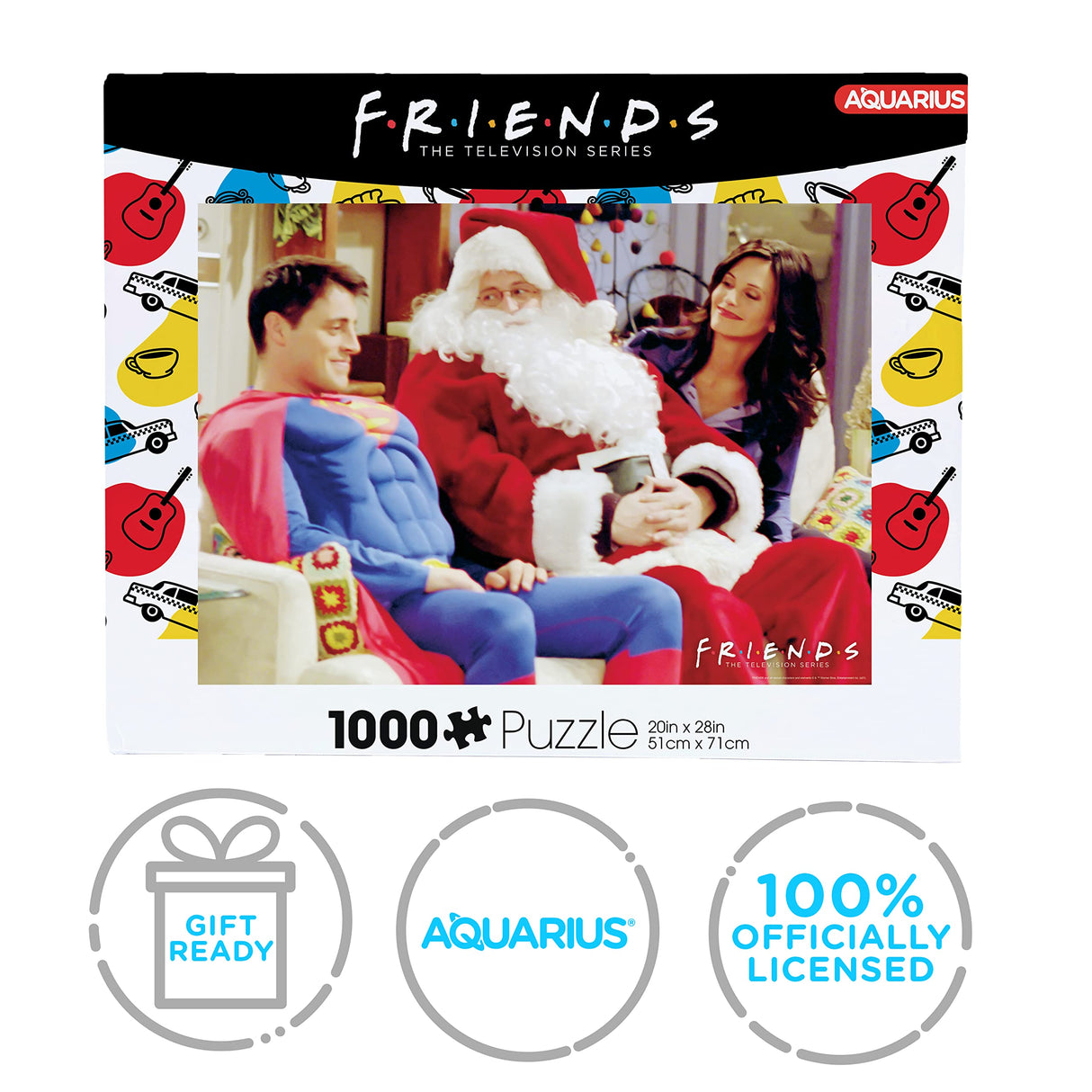 AQUARIUS - Friends TV Series Christmas 1000 Piece Jigsaw Puzzle AQUARIUS