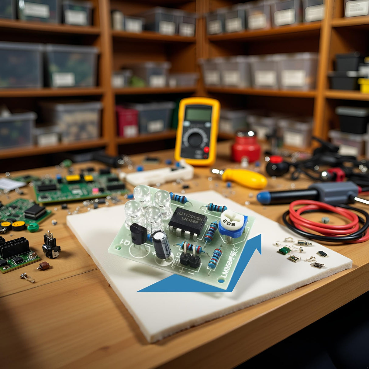 Soldering Practice Kit Learn to Solder Kits DIY Electronic Soldering Project Learning Board Soldering Stations Soldering and Desoldering Equipment Calsgkspray