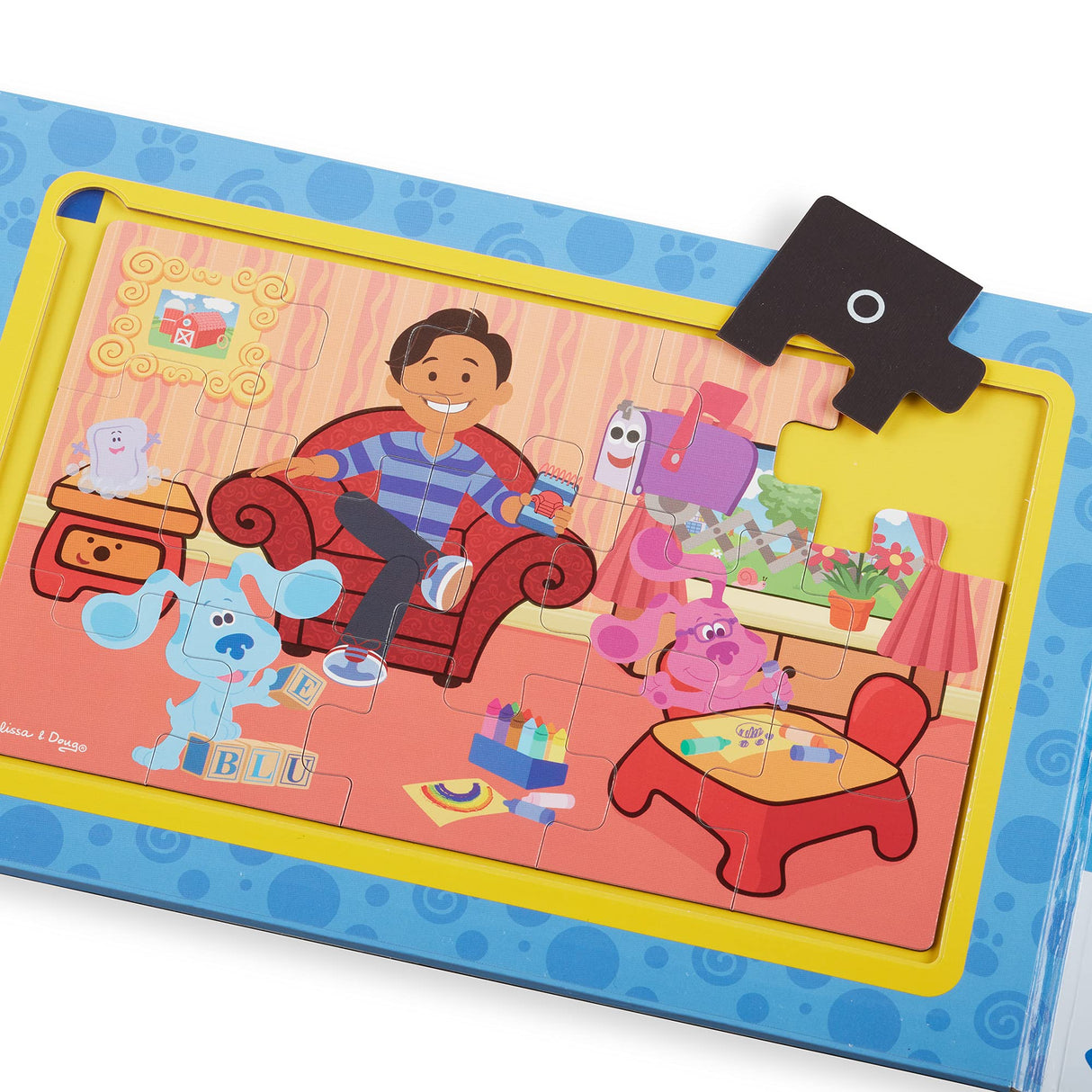 Melissa & Doug Blue's Clues & You! Take-Along Magnetic Jigsaw Puzzles (2 15-Piece Puzzles) Melissa & Doug