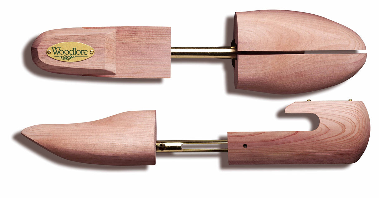 Allen Edmonds Woodlore Shoe Trees for Men 2-Pack Men's Combination Aromatic Red Cedar Shoe Trees (for Two Pairs of Shoes) Made in The USA (Medium / 9-10, Cedar) Allen Edmonds