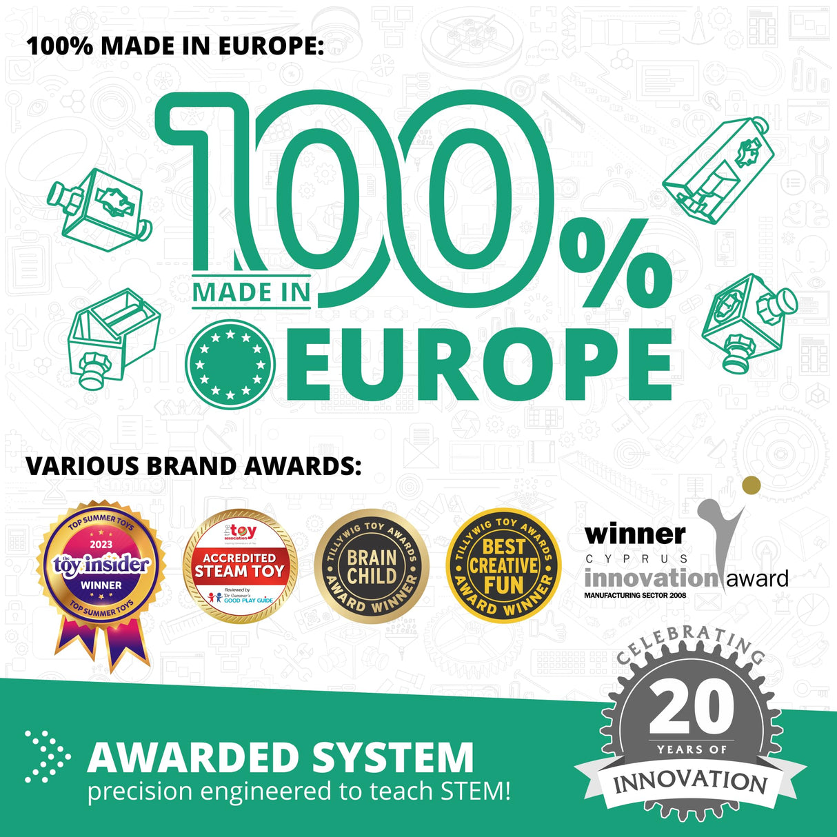 Engino STEM Toys, Physics Laws: Inertia, Friction & Circular Motion, Engineering Kit for Kids 9+, Creative STEM Projects, Gifts for Boys & Girls, Building Toys (6 Model Options) Engino