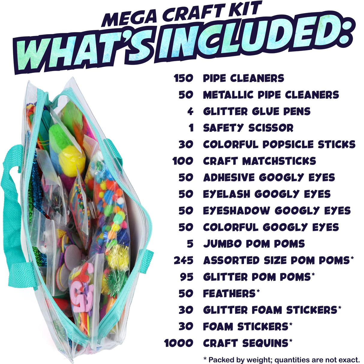 Mega Arts and Crafts Kit for Kids Age 4-8 - Toddler Art Supplies for Preschool, Kindergarten, Homeschool Projects Carl & Kay Supply Co.