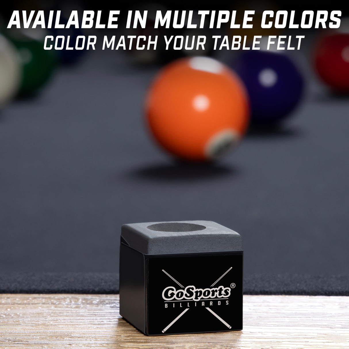 GoSports Premium Pool Cue Chalk Cube 12 Pack - Black Billiards Pool Stick Chalk GoSports