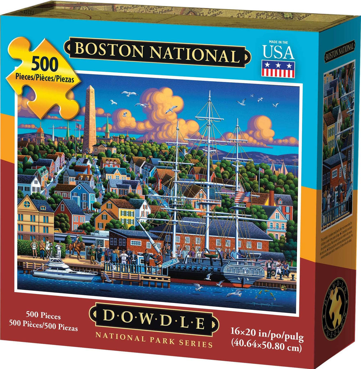 Dowdle Jigsaw Puzzle - Boston National Historic Park - 500 Piece D·O·W·D·L·E