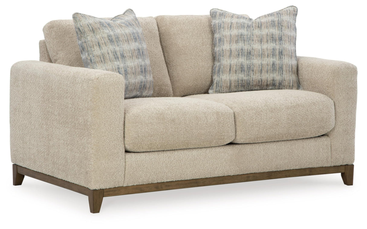 Signature Design by Ashley Parklynn Classic Loveseat for Living Room, Beige Signature Design by Ashley