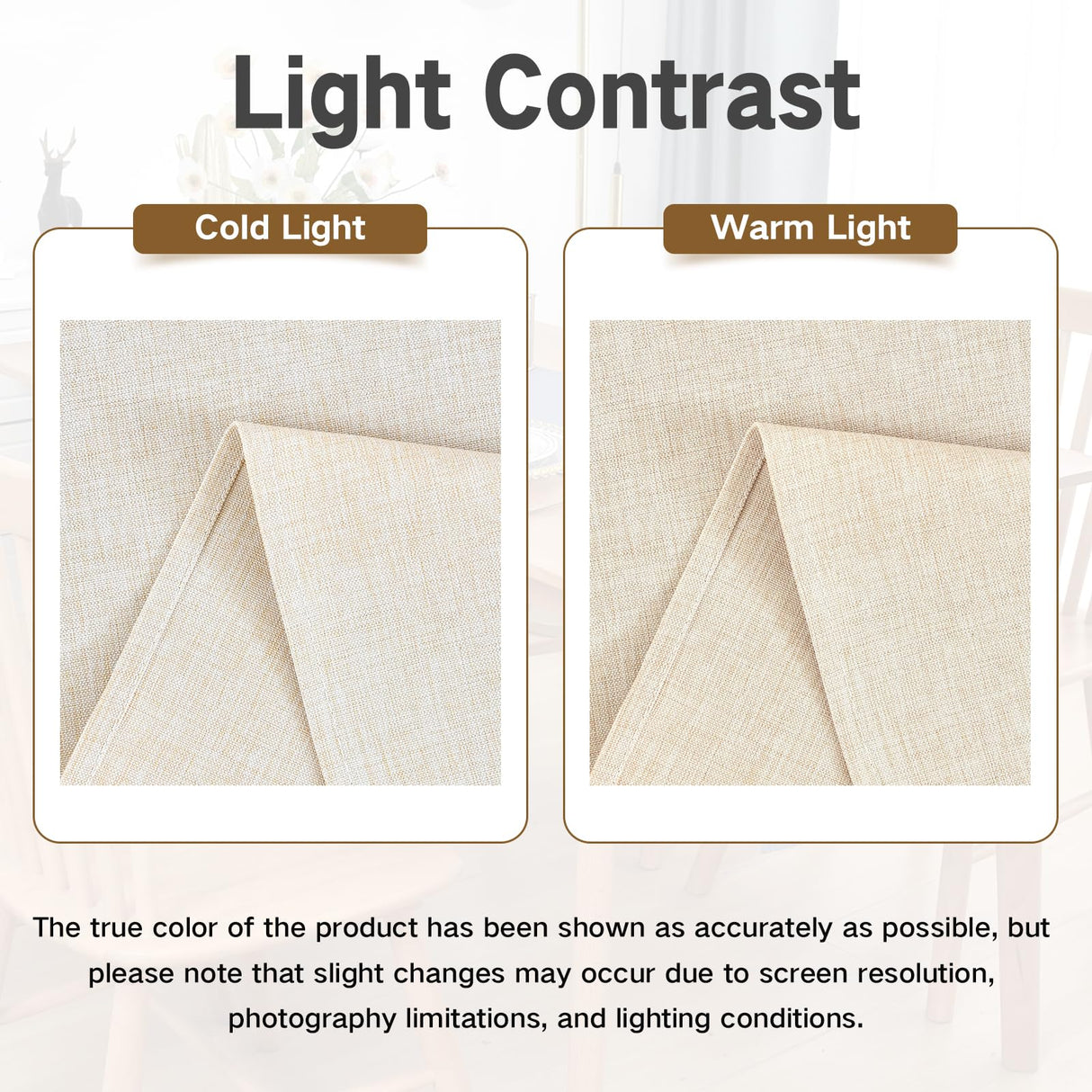 Farmhouse Rustic Table Runner Neutral Faux Linen Table Runners Water Resistant Short Table Runner 36 inches for Living Room Dresser Bedroom Kitchen Dining Party 13x36 Inch Nacuci