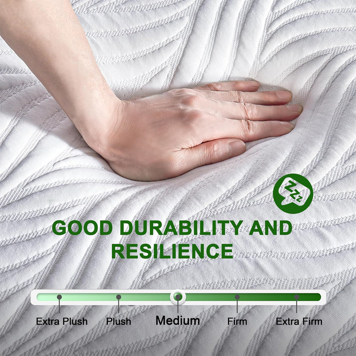 10 Inch King Memory Foam Mattress, Gel Foam Mattress with Breathable Cover, Bed in Box CertiPUR-US Certified, Covered Mattress Covered Mattress MTSVMP