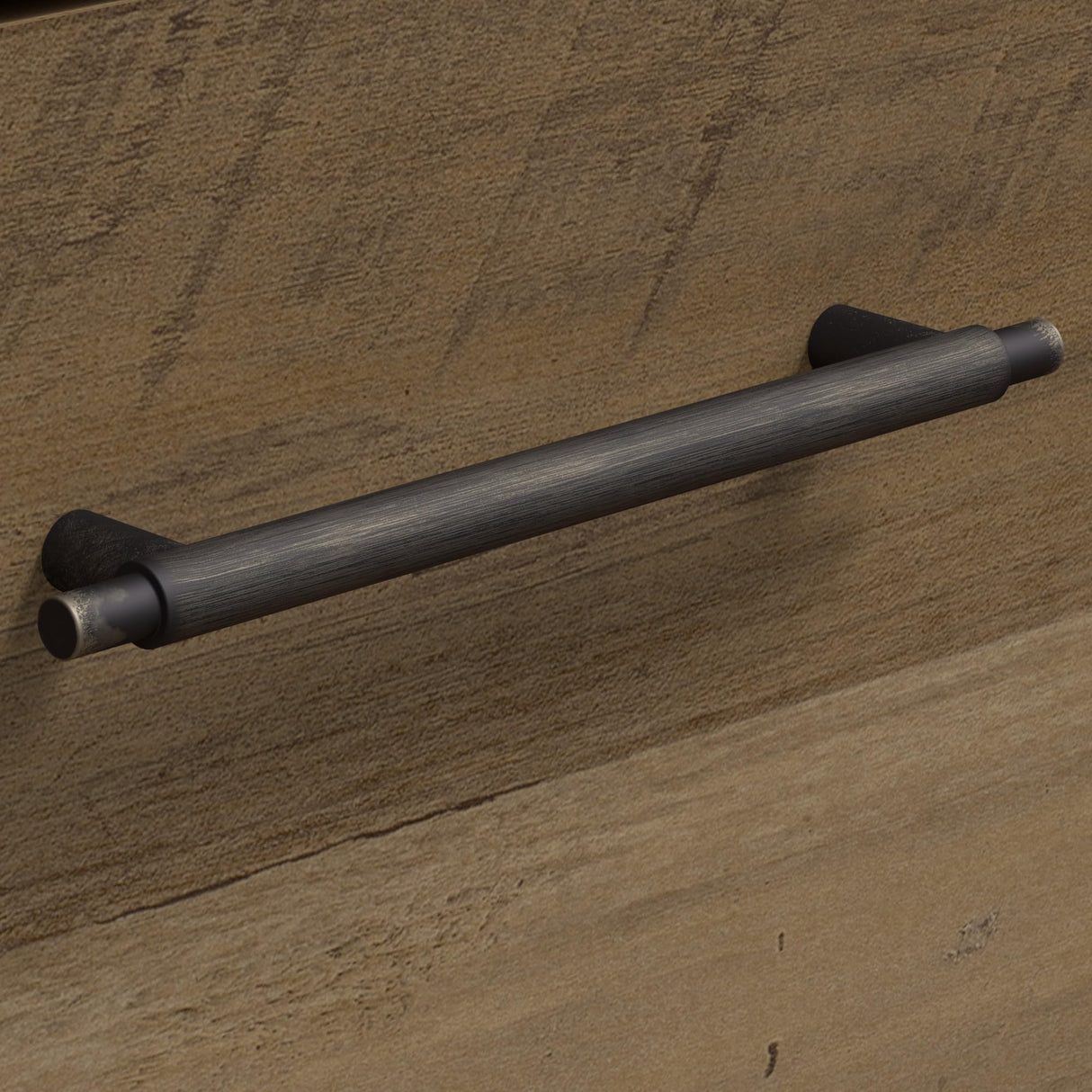 Bush Furniture Key West Small End Table with Storage | Modern Farmhouse Accent Shelf for Living Room in Reclaimed Pine Bush Business Furniture