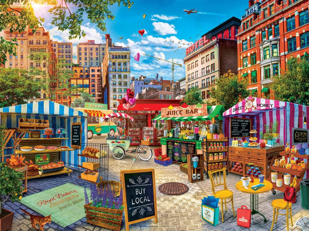 Masterpieces 750 Piece Jigsaw Puzzle for Adults and Family - Buy Local Honey - 18"x24" Masterpieces
