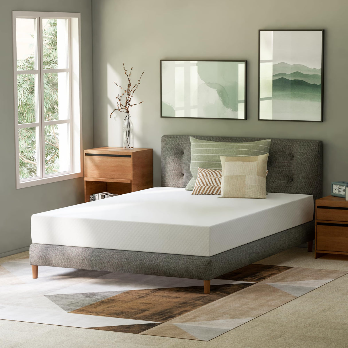 GAESTE 8 Inch Full Cooling Gel Memory Foam Mattress for Cool Sleep Medium Firm CertiPUR-US Certified Mattress in a Box Pressure Relief Removable Cover No Fiberglass (Full, 8 in) GAESTE