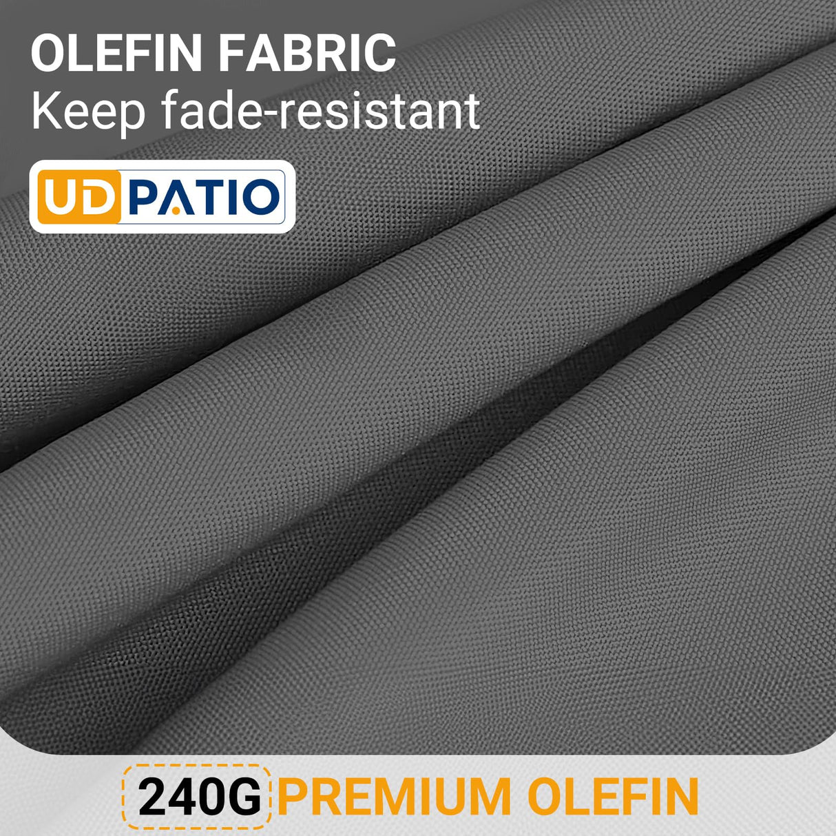 UDPATIO Outdoor Loveseat Aluminum Outdoor Furniture Sofa, Patio Seating Loveseat with 5" Thick Cushion and Waterproof Cover UDPATIO