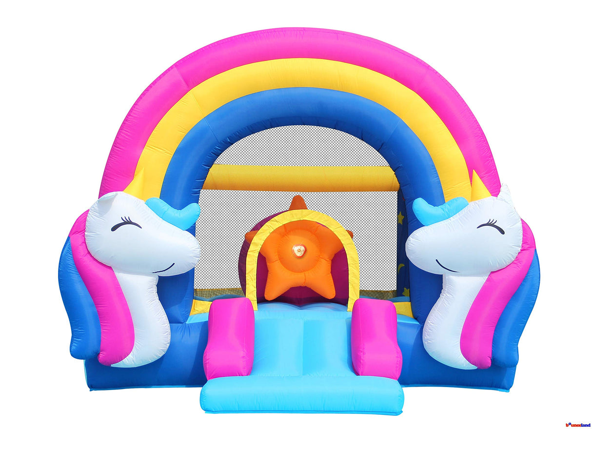 Fantasy Bounce House with Lights and Sound Interaction Inflatable Bouncer, 11 ft L x 8.7 ft W x 8 ft H, UL Strong Certified Blower Included Bounceland