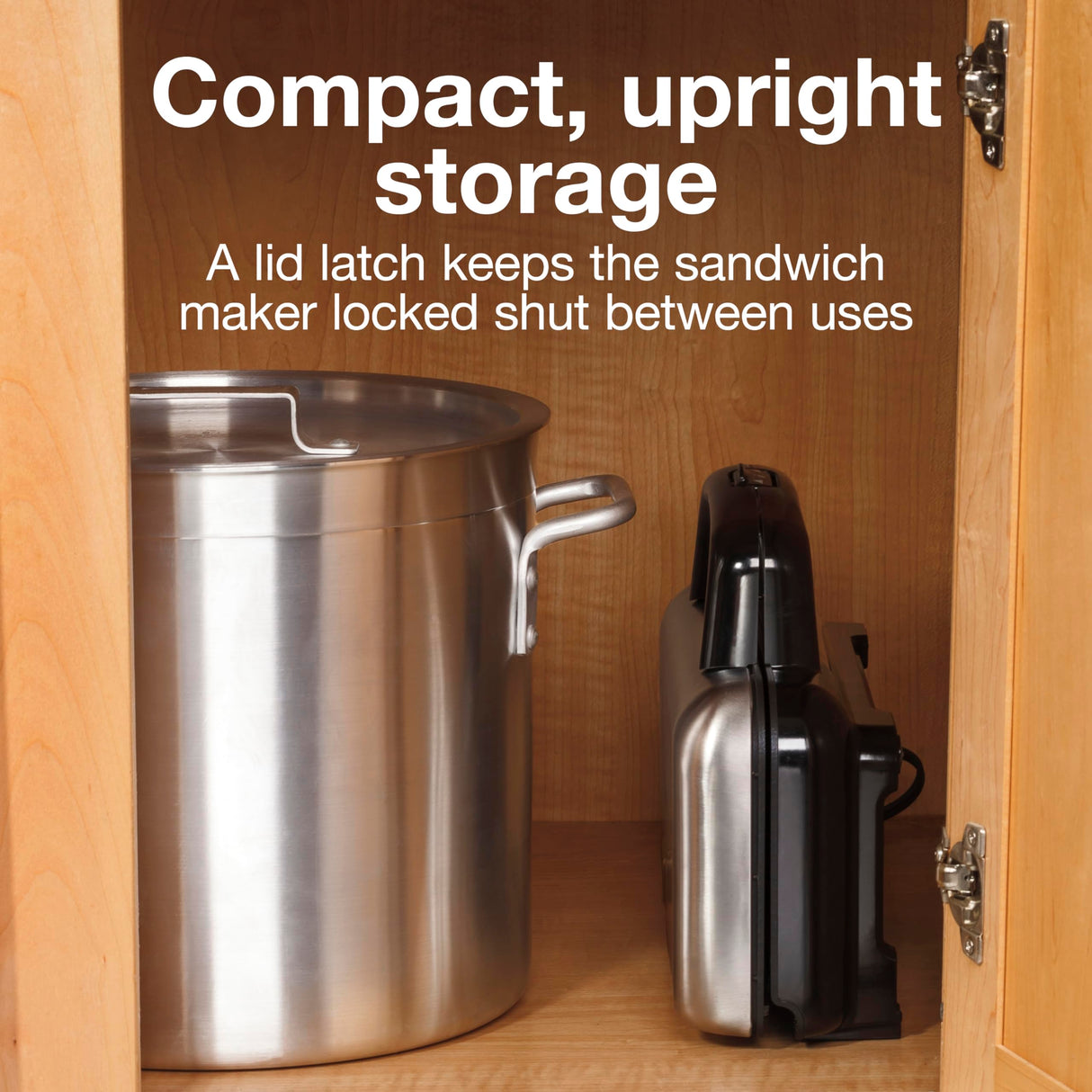 Proctor Silex Deluxe Hot Sandwich Maker with Easy-Clean Durable Nonstick Ceramic Plates, Fits up to 2 Grilled Cheese, Ruebens, Tortas or Subs, Stainless Steel (25415PS) Proctor Silex