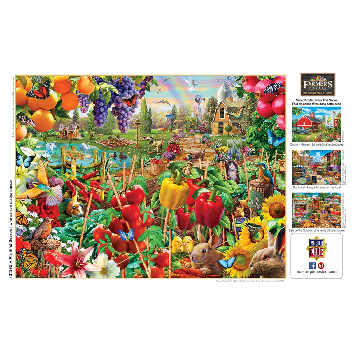 Masterpieces 750 Piece Jigsaw Puzzle for Adults and Family - A Plentiful Season - 18"x24" Masterpieces