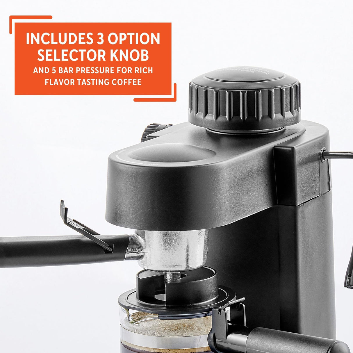 IMUSA USA GAU-18202 4 Cup Espresso/Cappuccino Maker,120 volts, Black Imusa