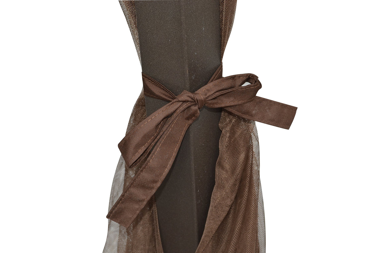 APEX GARDEN 10 Ft. x 12 Ft. Gazebo Replacement Mosquito Netting (Brown) APEX GARDEN