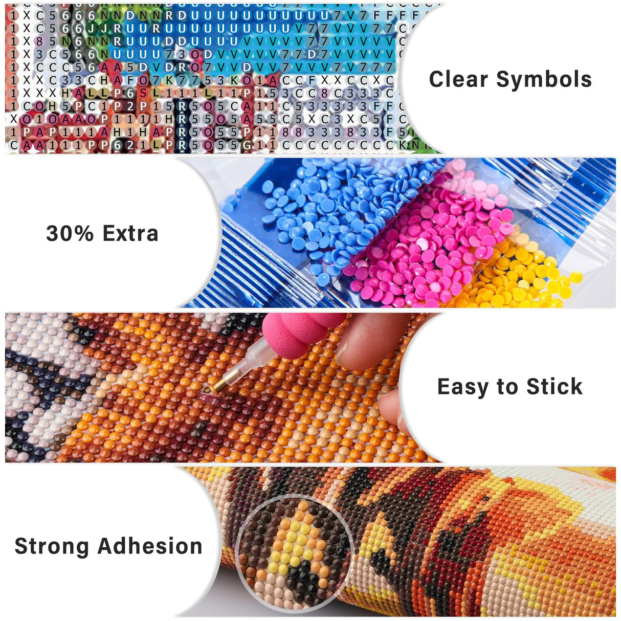 Lxmsja Scenery Diamond Art Kits for Adults, Flower Street DIY Full Drill Diamond Painting Kits for Beginners, 5D Gem Art Crafts for Adults, Home Wall Decor 12x16 inch Lxmsja