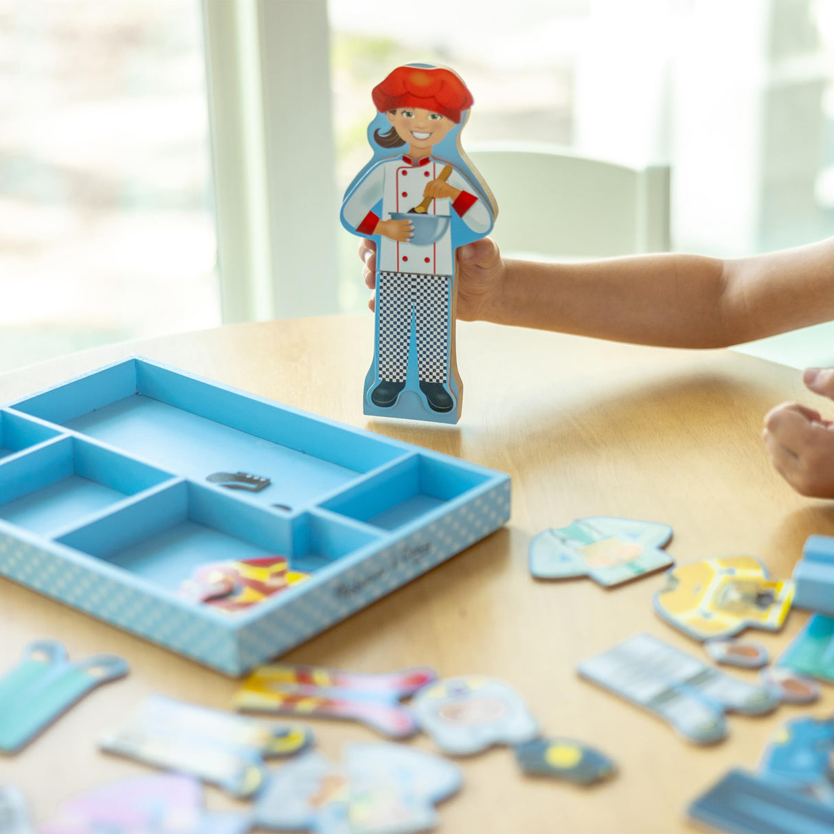 Melissa & Doug Julia Magnetic Dress-Up Wooden Doll Pretend Play Set (25+ pcs) Melissa & Doug