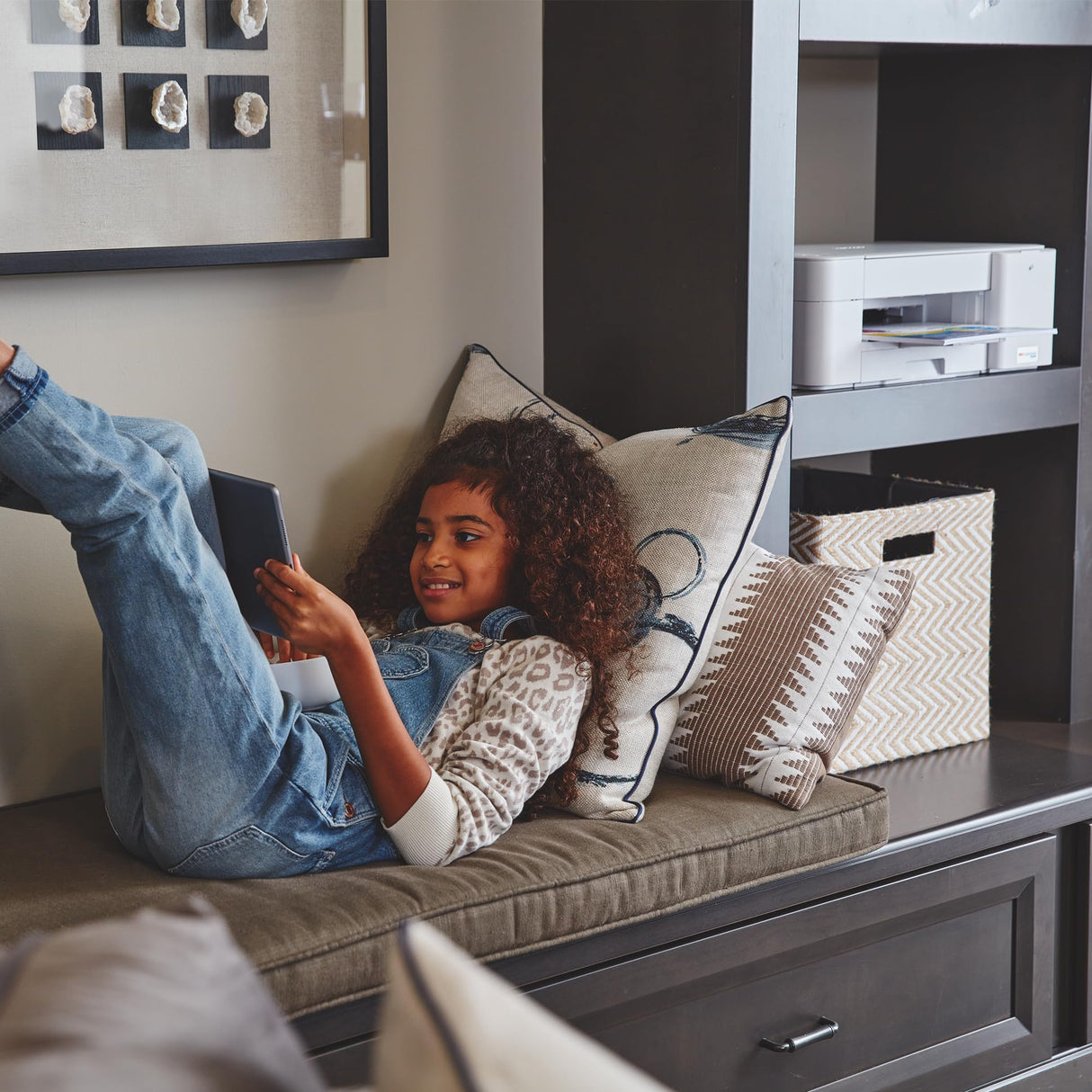 Brother MFC-J1215W INKvestment -Tank Wireless Multi-Function Color Inkjet Printer with Up to 1-Year in Box (Renewed Premium) Brother