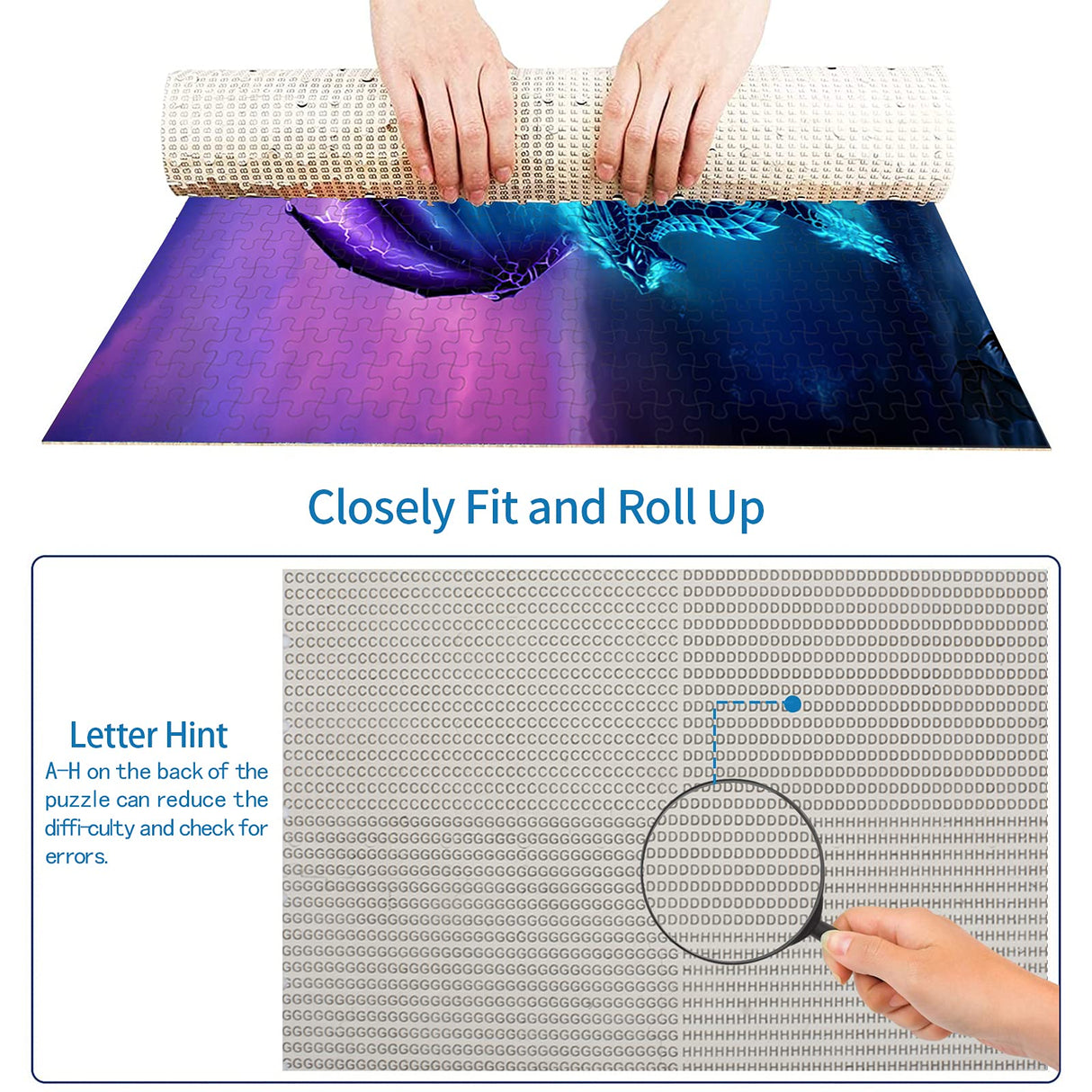 Jigsaw Puzzle 1000 Piece Dragon in The Mountains Classic Puzzle Adult Puzzle DIY Kit Wooden Toy Unique Gift Modern Home Decor Buhoet