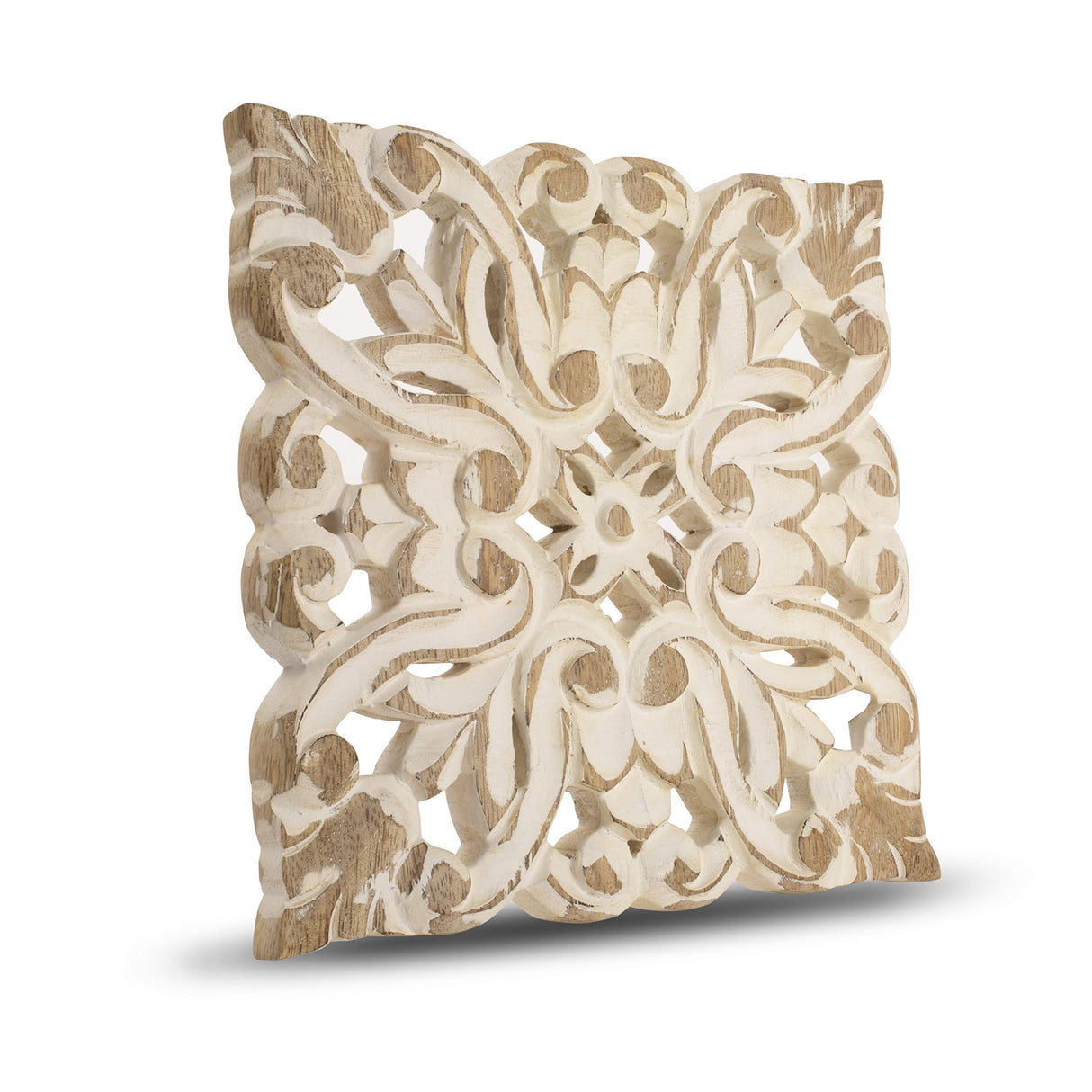 Handmade Wooden Trivet for Hot Dishes Plates & Pots Holder Hot Pad for Kitchen & Dining Table Decor Cookware Heat Resistant Rustic Decorative Carvings 8 Inches Tabletop Home & Dining Table Essentials The Great Indian Bazaar