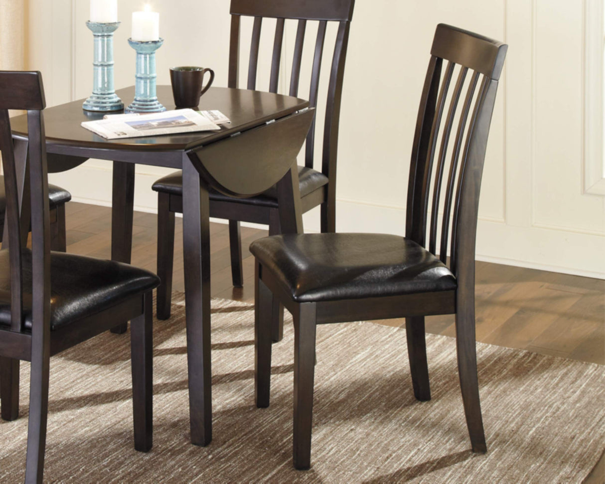 Signature Design by Ashley Hammis Rake Back Dining Room Chair, Set of 2, Dark Brown Signature Design by Ashley