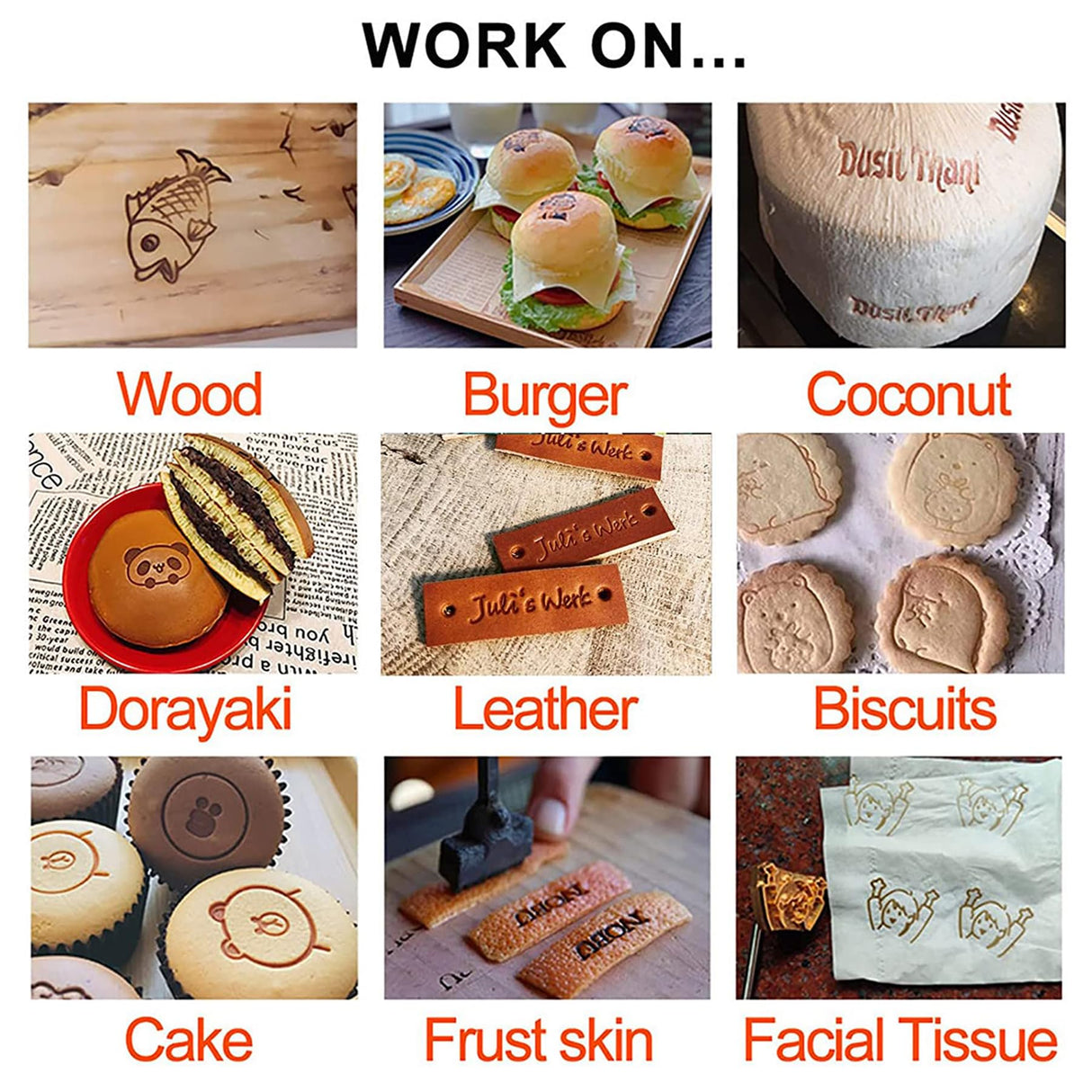 Custom Electric Branding Iron with Personalised Logo for Woodworking and Crafts by Arokimi Arokimi