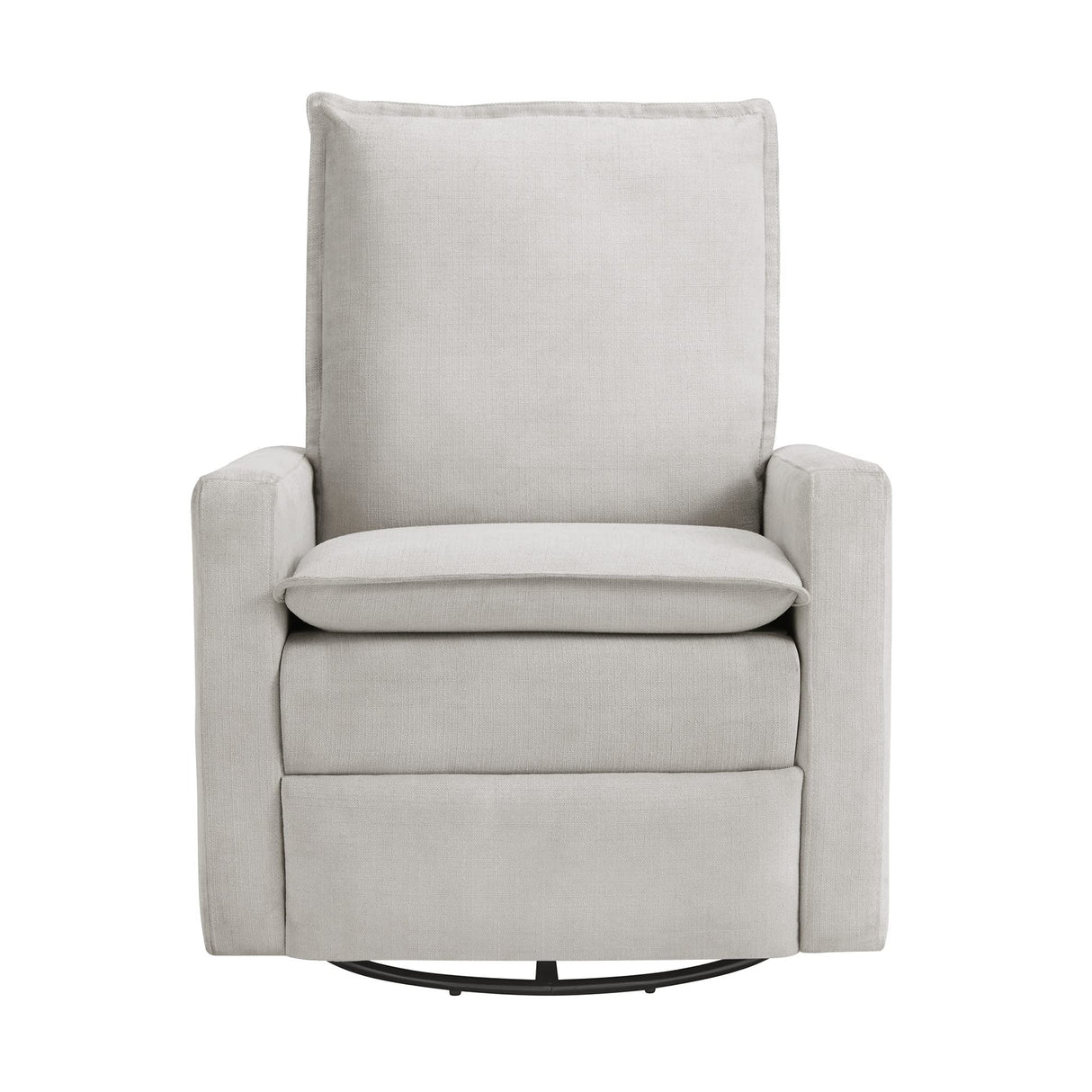 Oxford Baby Uptown Upholstered Swivel Glider & Recliner Nursery Chair, Sand Oxford Baby