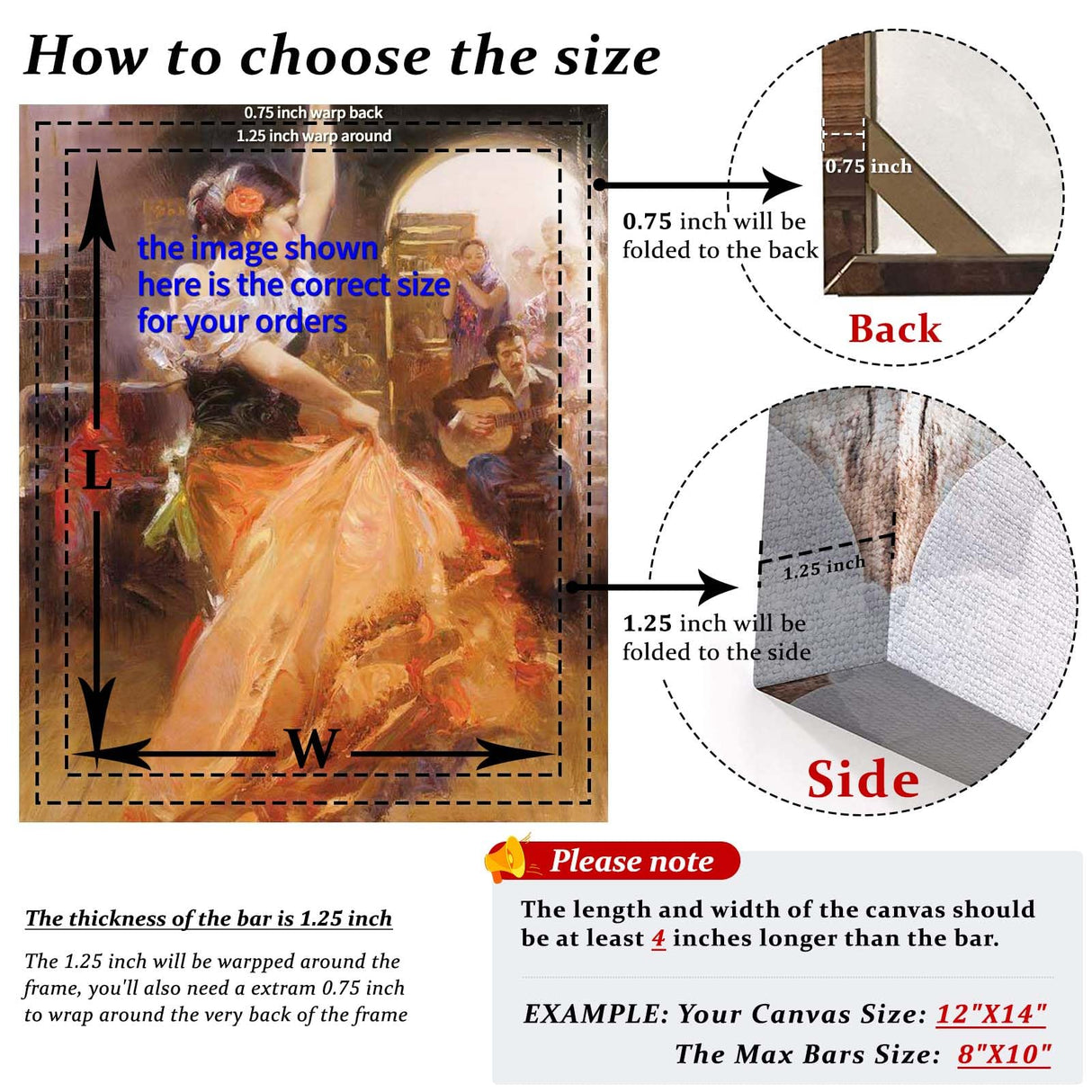 DIY Wood Canvas Frame Kit Stretch Canvas Frame Solid Wood Stretcher Bars Customized Art Frames Easy to Assemble Canvas Stretching System Gallery Wrap Oil Paintings Wall Canvas Prints WoodArtSupply