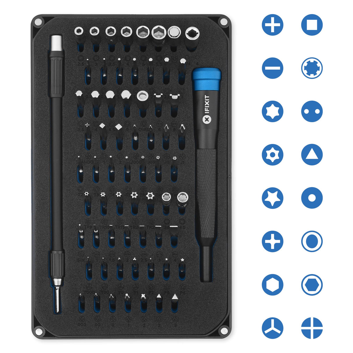 iFixit Mako Driver Kit - 64 Precision Bit Set for Electronics Repair iFixit