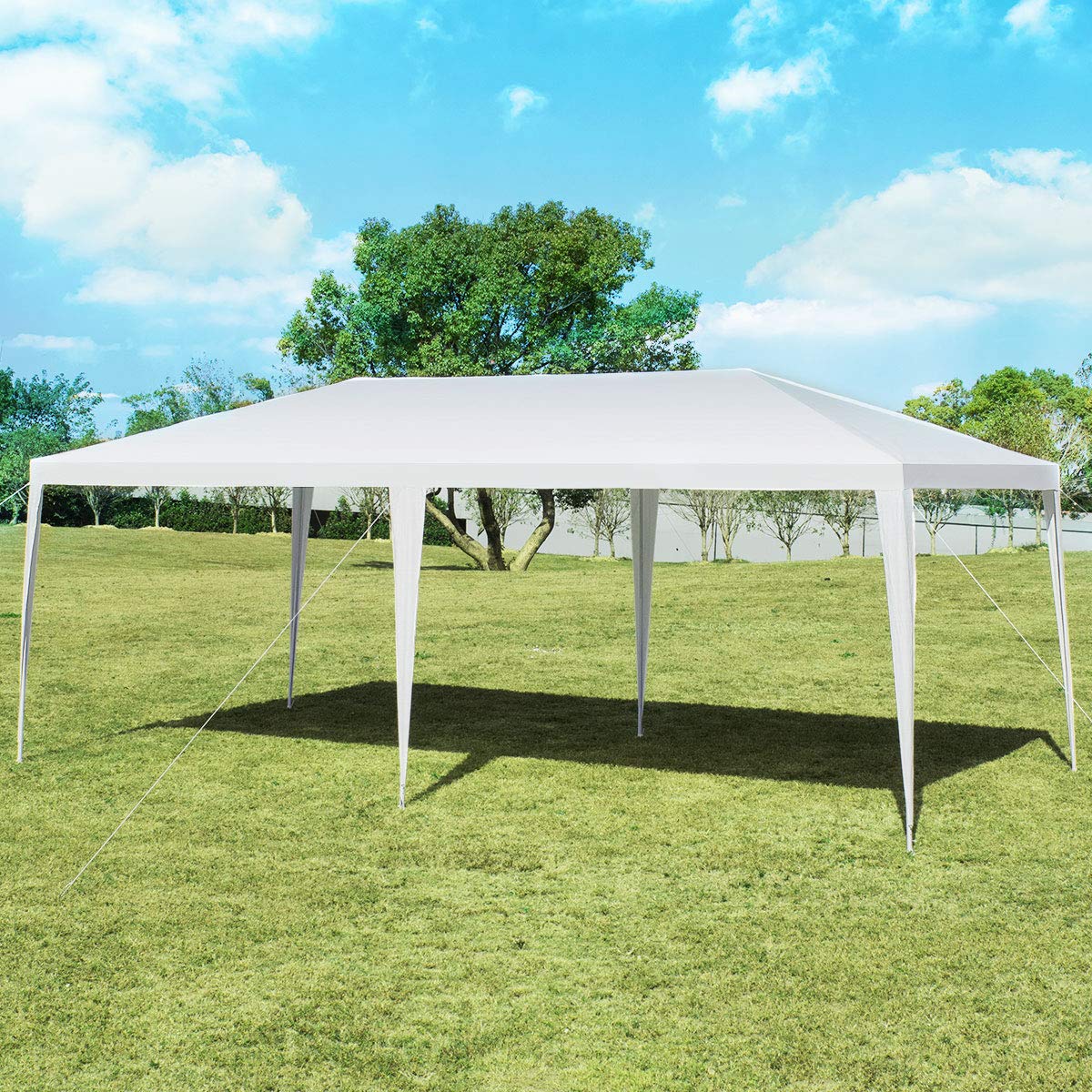 ARLIME Awning Tent, Outdoor Gazebo, Canopy with Sturdy Steel Frame, Easy Assembly Large Shelter for Sunshading, Lightweight and Easy Carriage Rain Shelter, Ideal for Patio, Party, and Commercial Use ARLIME