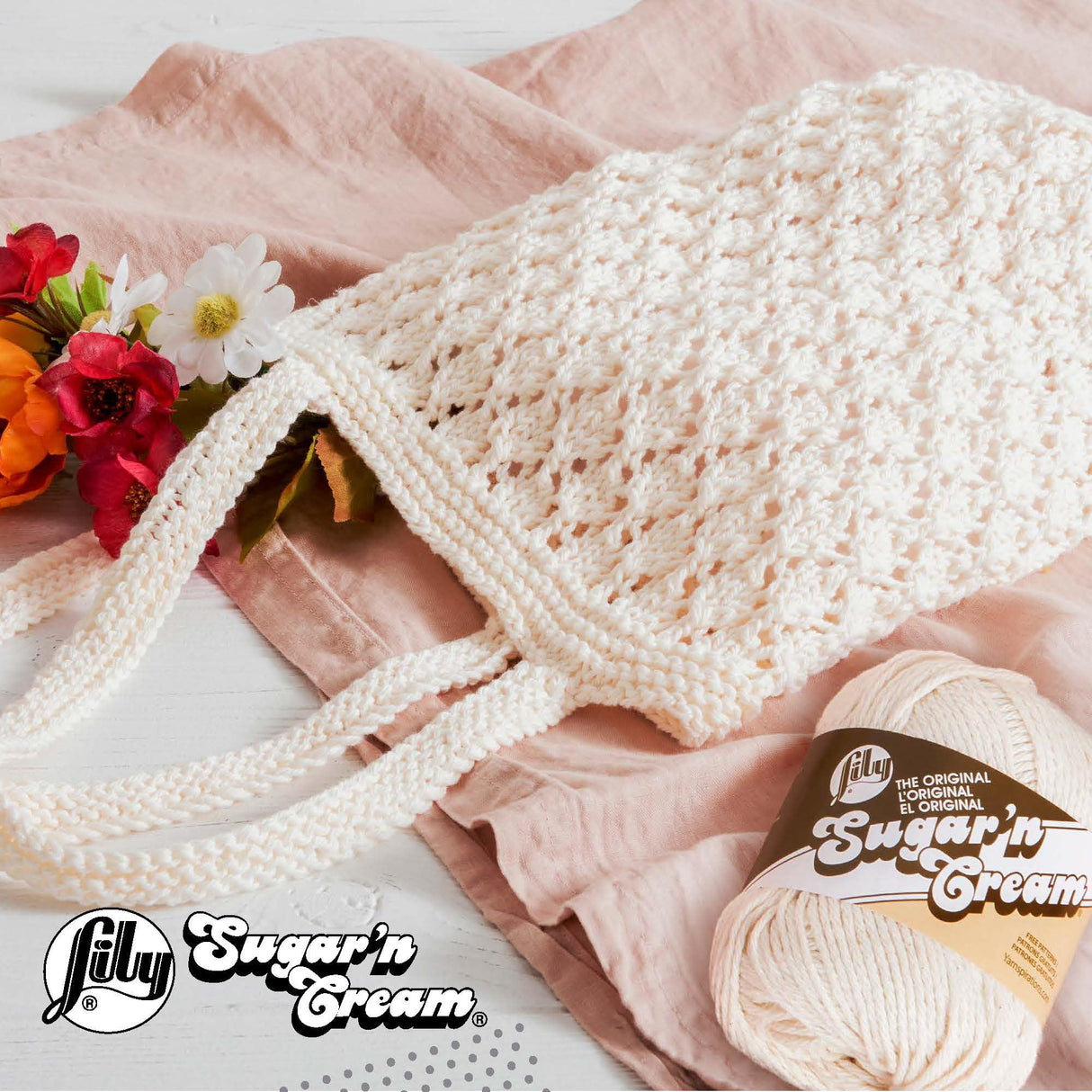 Lily Sugar N Cream Cones Bamboo Yarn - 1 Pack of 400g/14oz - 100% Cotton - #4 Worsted (Medium) - 674 Yards - Knitting/Crochet Lily