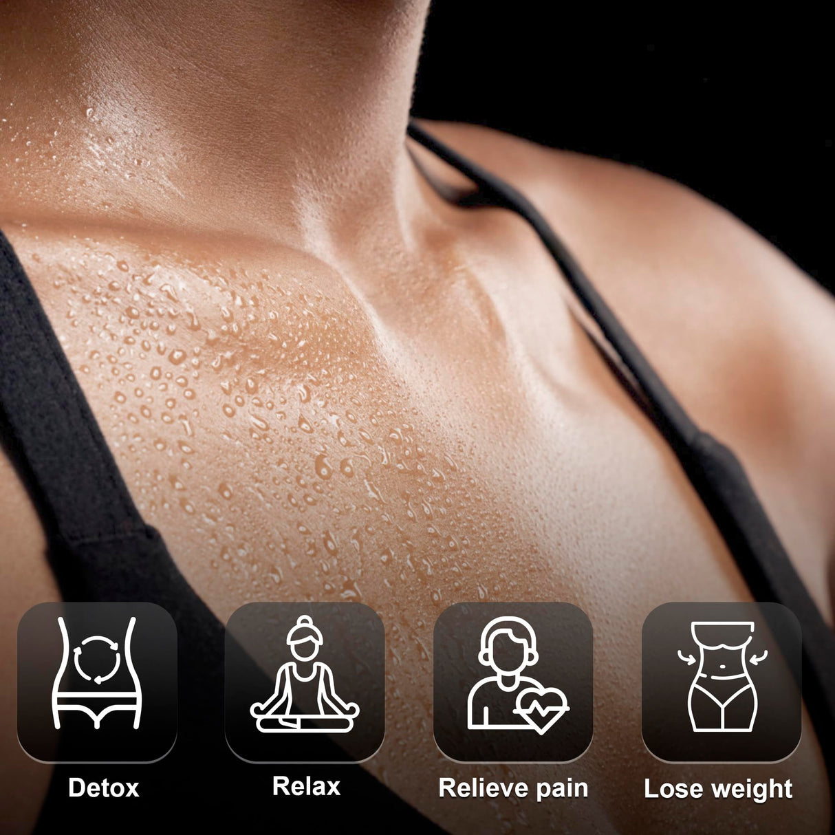 MIXC Portable Steam Sauna Box, Portable Sauna for Home, Person Sauna Tent Sauna Box at Home Spa with 2.6L & 1500W±10%, Remote Control, Folding Chair, Home Sauna for Gym,Pilates,Garage,Hot Tub MIXC