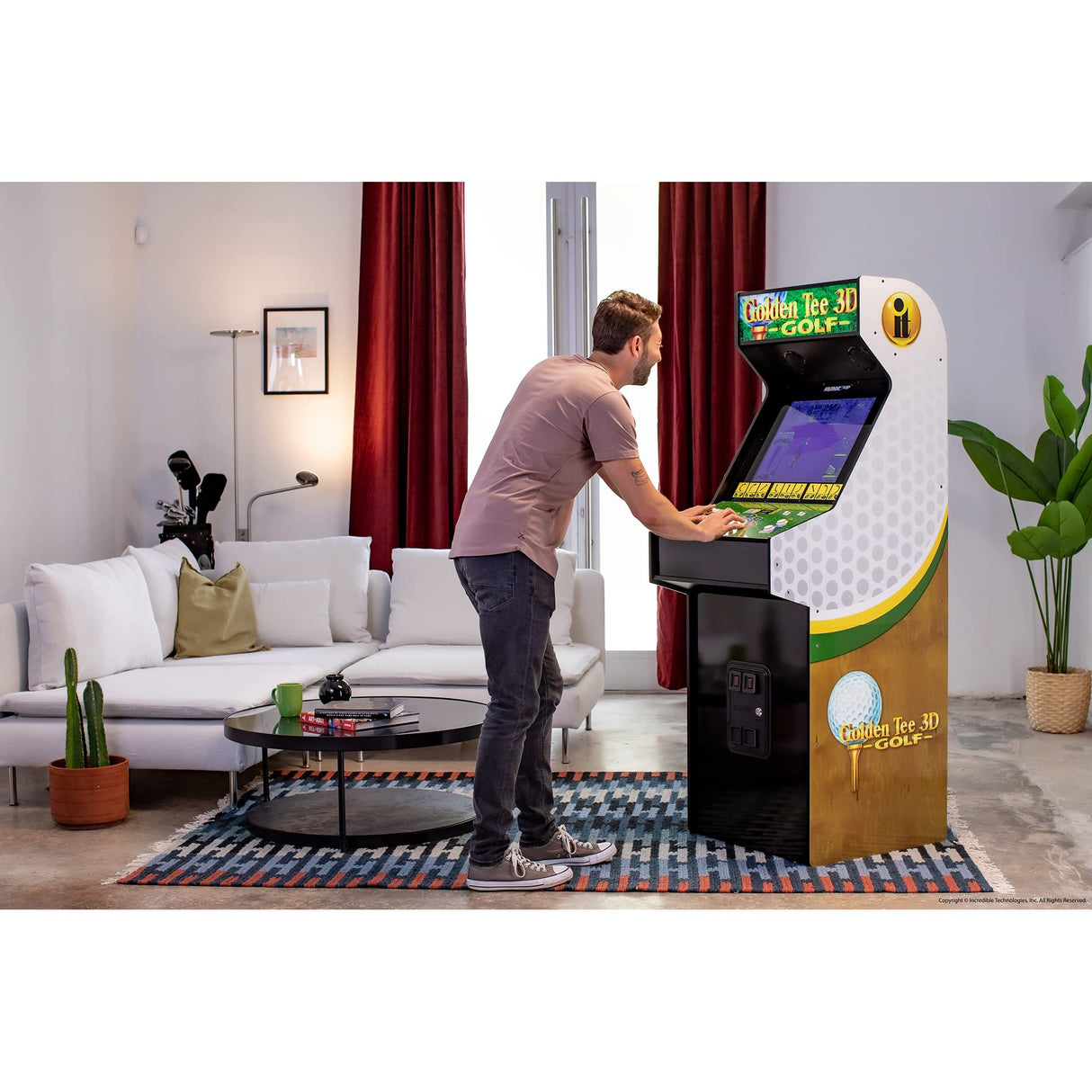 Arcade1Up Golden Tee Arcade Machine 3D Edition ARCADE1UP