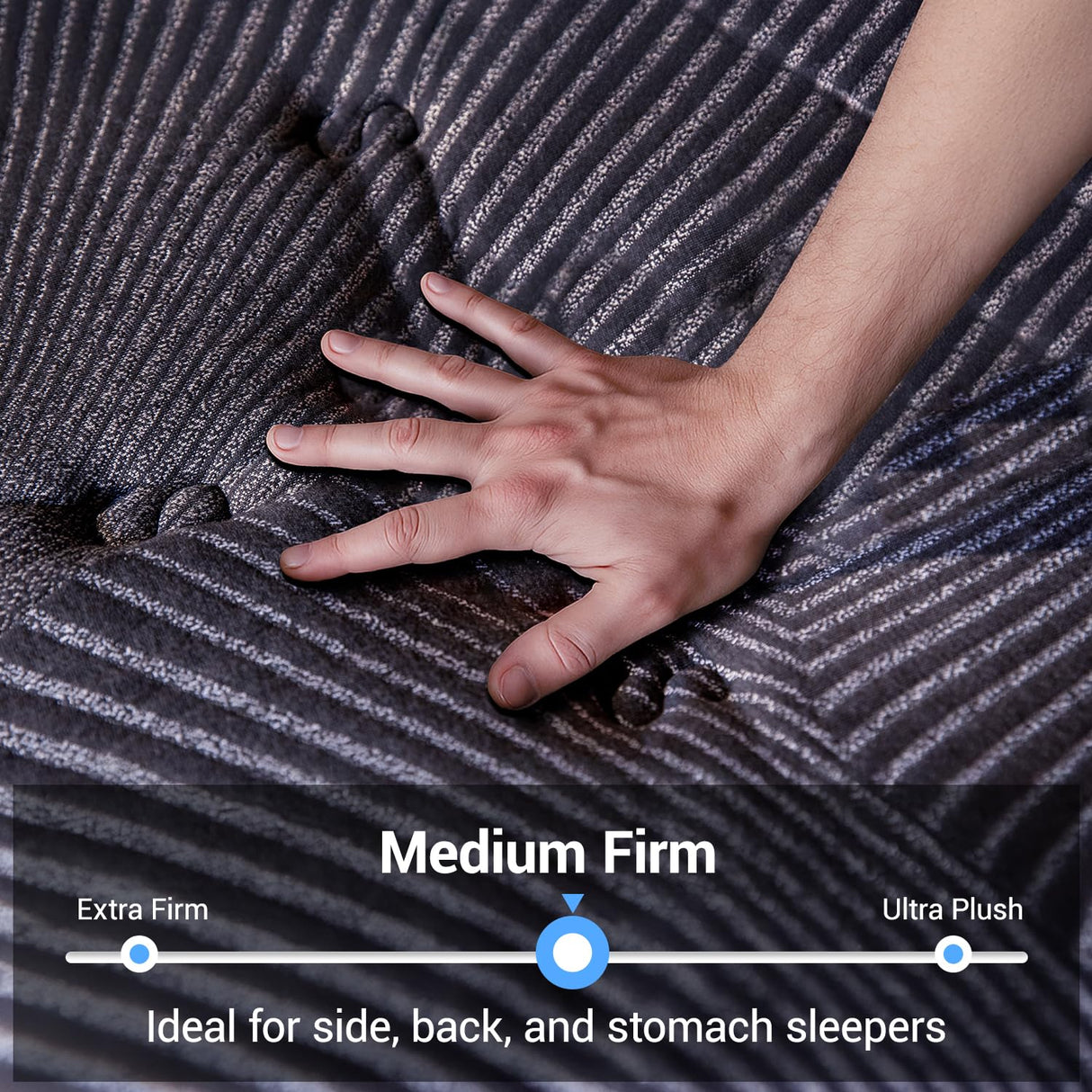 Grbsy Mattress, 12Inch Twin Gel Memory Foam Mattress, Two-Sided Firmmess, Pressure Relief, CertiPUR-US Certified, Cooling Copper Gel Bed in a Box Grbsy