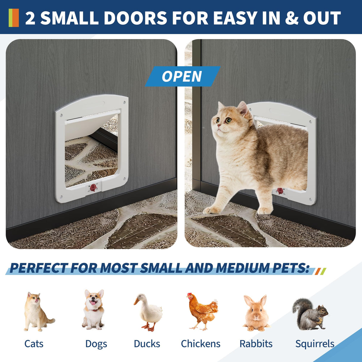 Aluminum Extra Large Catio Outdoor Cat Enclosure for Multiple Cats, Catio Large Cat Run, Cats Run Enclosure Walk in Kitten Condo with Channels, Side Door, UV Proof Cover, Huge Condo, Platform Reljofum