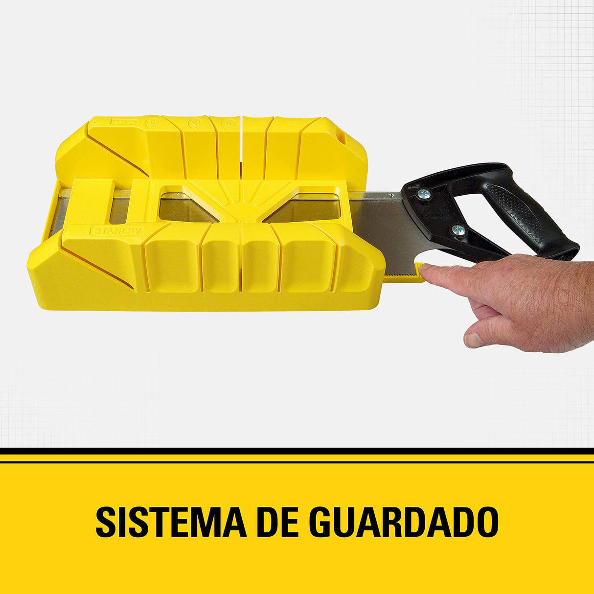 STANLEY Hand Saw with Mitre Box, 12-Inch (19-800) Stanley