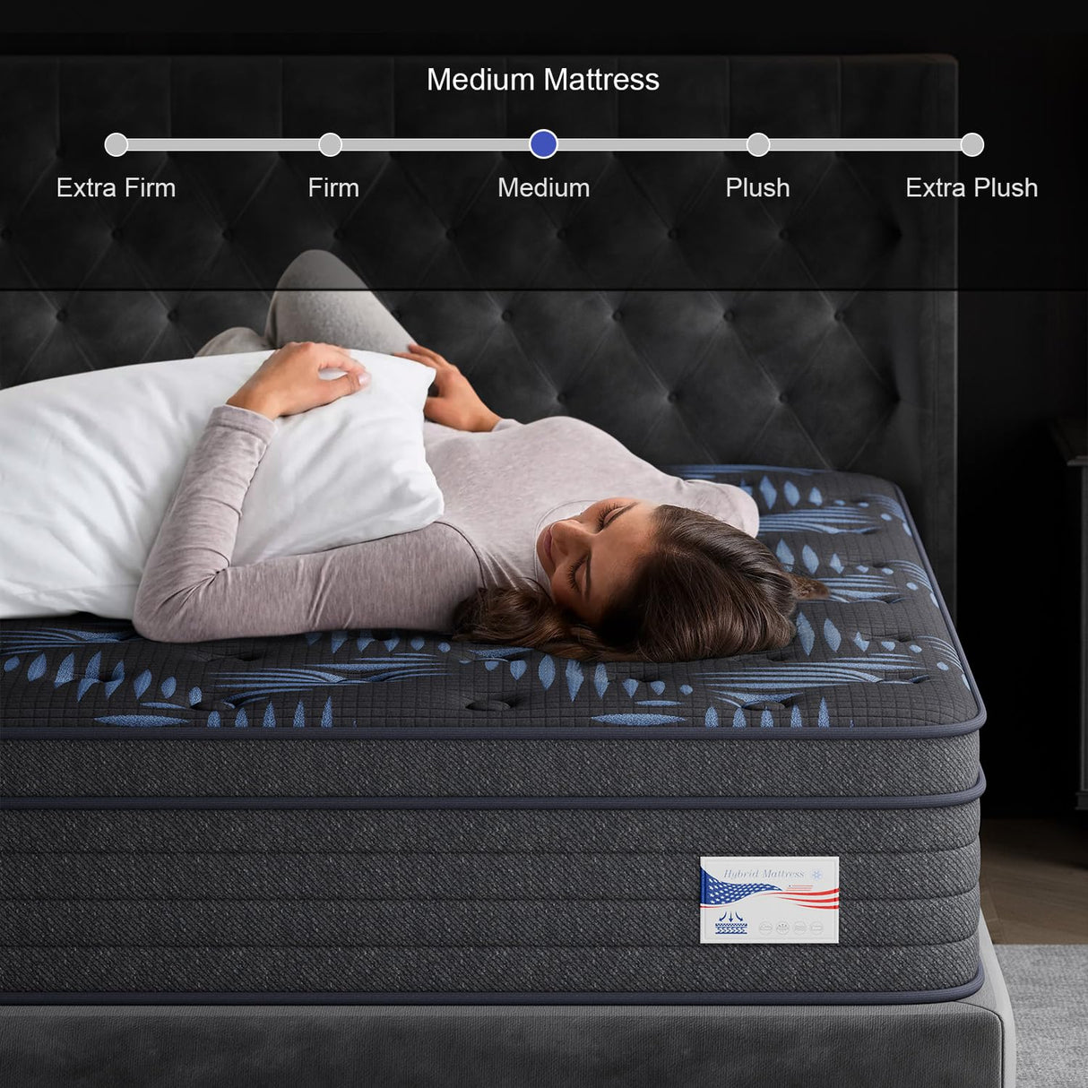 Nedersal Full Mattress 10 Inch,10 Inch Deep Sleep Mattress Extra Lumbar & Shoulder Support,Fiberglass Free, No Odor,365 Night Trial - Forever Warranty,CertiPUR-US Certified Nedersal